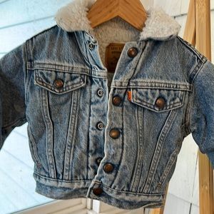 Vintage Levi’s Sherpa lined Jean jacket